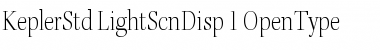 Download Kepler Std Light Semicondensed Display Font Title Preview