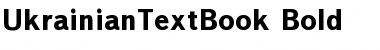 Download UkrainianTextBook Bold Font