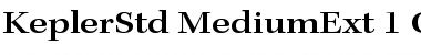 Download Kepler Std Medium Extended Font Title Preview
