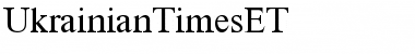Download UkrainianTimesET Regular Font