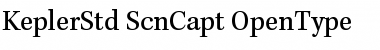 Download Kepler Std Semicondensed Caption Font Title Preview