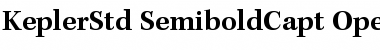 Download Kepler Std Semibold Caption Font Title Preview