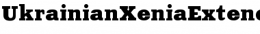 Download UkrainianXeniaExtended Regular Font