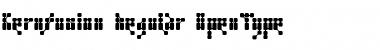 Download Kernfusion Regular Font Title Preview