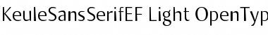Download KeuleSansSerifEF Font