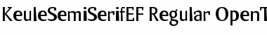 Download KeuleSemiSerifEF Font