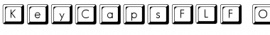 Download KeyCapsFLF Regular Font Title Preview