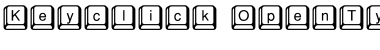 Download Keyclick Regular Font Title Preview