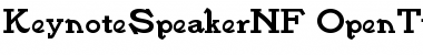 Download Keynote Speaker NF Regular Font Title Preview