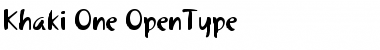 Download Khaki 1 Font Title Preview
