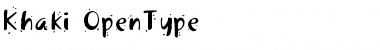 Download Khaki Regular Font Title Preview