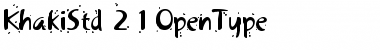 Download Khaki Std 2 Font Title Preview