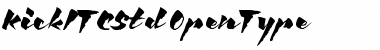 Download Kick ITC Std Regular Font Title Preview
