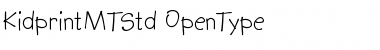 Download Kidprint MT Std Regular Font Title Preview