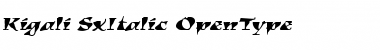 Download Kigali SxItalic Font Title Preview