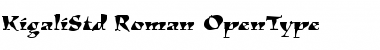 Download Kigali Std Roman Font Title Preview