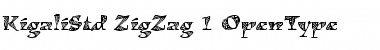Download Kigali Std Zig Zag Font Title Preview