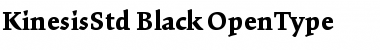 Download Kinesis Std Black Font Title Preview