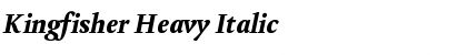 Download Kingfisher Heavy Italic Font Title Preview
