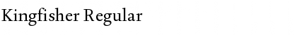 Download Kingfisher Regular Font Title Preview