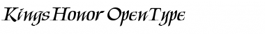Download KingsHonor Regular Font Title Preview