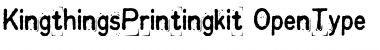 Download Kingthings Printingkit Regular Font Title Preview