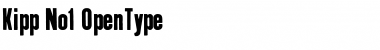 Download Kipp No1 Font Title Preview