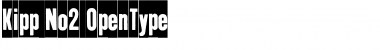 Download Kipp No2 Font Title Preview