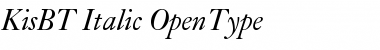 Download Kis Italic Font Title Preview