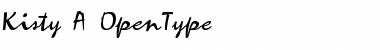 Download Kisty A Regular Font Title Preview