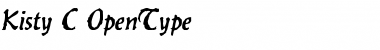 Download Kisty C Regular Font Title Preview