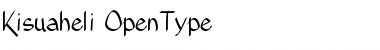 Download Kisuaheli Regular Font Title Preview