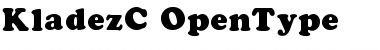 Download KladezC Regular Font Title Preview