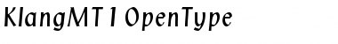 Download Klang MT Regular Font Title Preview