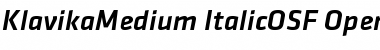 Download Klavika Medium Medium Font Title Preview