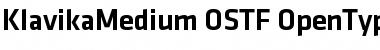 Download Klavika Medium Medium Font Title Preview