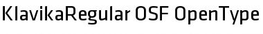 Download Klavika Regular Regular Font Title Preview