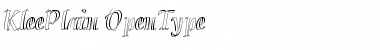 Download Klee Plain Font Title Preview