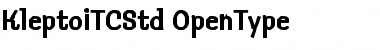 Download Klepto ITC Std Regular Font Title Preview