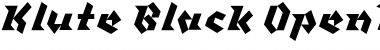 Download Klute Black Font Title Preview