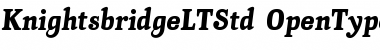 Download Knightsbridge LT Std Regular Font Title Preview