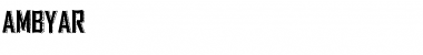 Download Ambyar Regular Font Title Preview