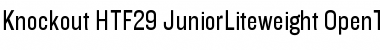 Download Knockout HTF29-JuniorLiteweight Font Title Preview