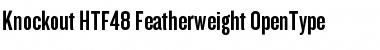 Download Knockout HTF48-Featherweight Font Title Preview