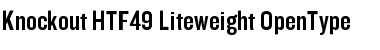 Download Knockout HTF49-Liteweight Font Title Preview