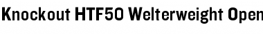 Download Knockout HTF50-Welterweight Font Title Preview