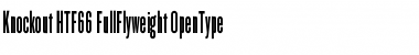 Download Knockout HTF66-FullFlyweight Font Title Preview