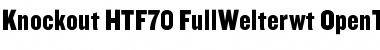 Download Knockout HTF70-FullWelterwt Font Title Preview