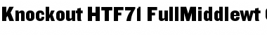 Download Knockout HTF71-FullMiddlewt Font Title Preview