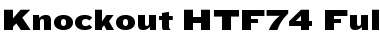 Download Knockout HTF74-FullSumo Font Title Preview